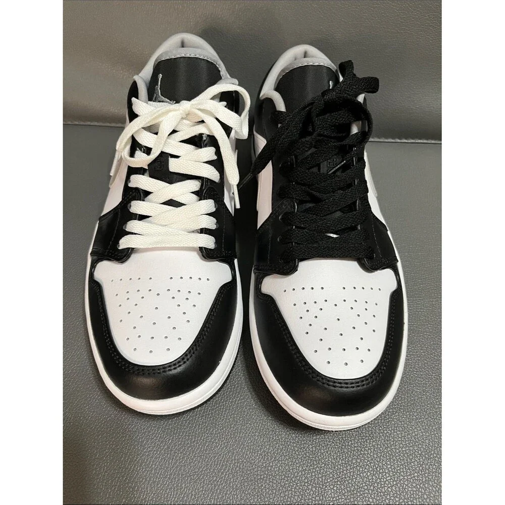 Jordan 1 Low black w/grey mens 8 worn once inside!!